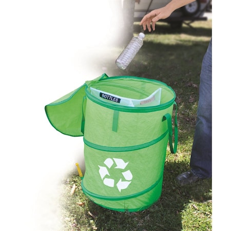 Camco POP-UP RECYCLE CONTAINER 18INX24IN GREEN 42983